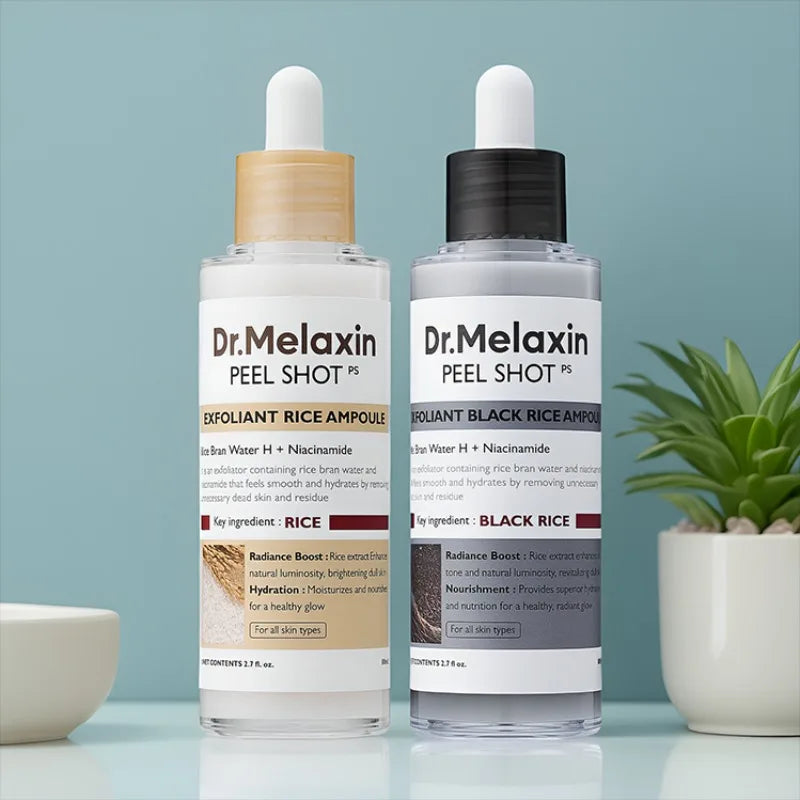 80ML Original Niacinamide Face Serum-Brightening Pore Minimizing White Rice Black Rice Amino Acid Rice Dark Spots Oil Control